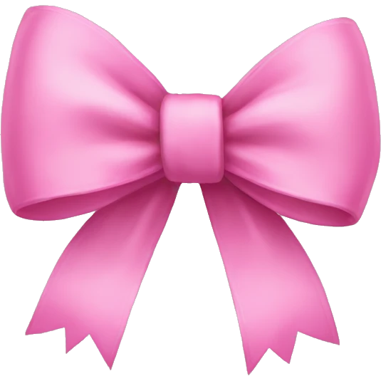 Pink bow emoji
