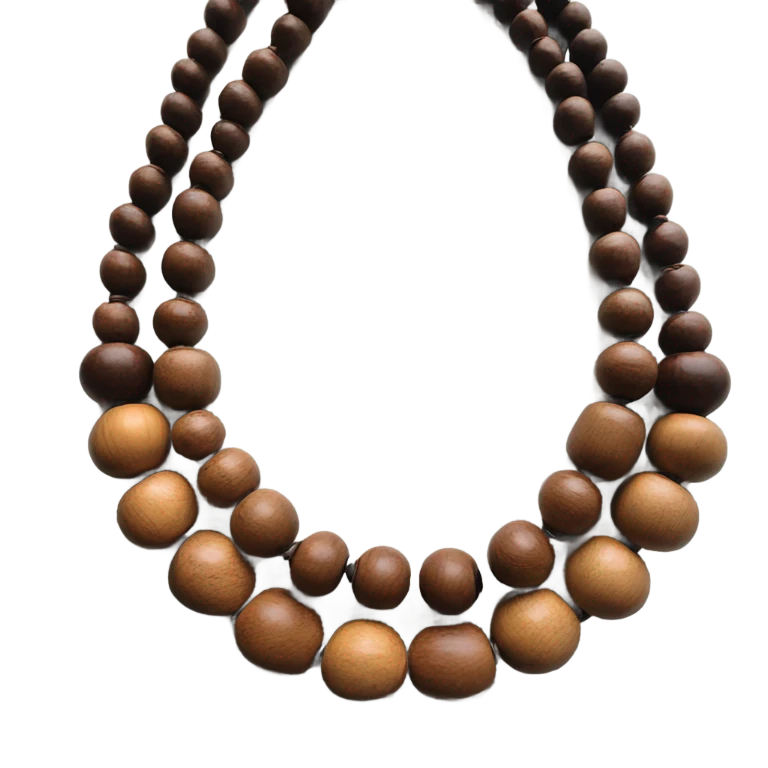 brown necklace emoji