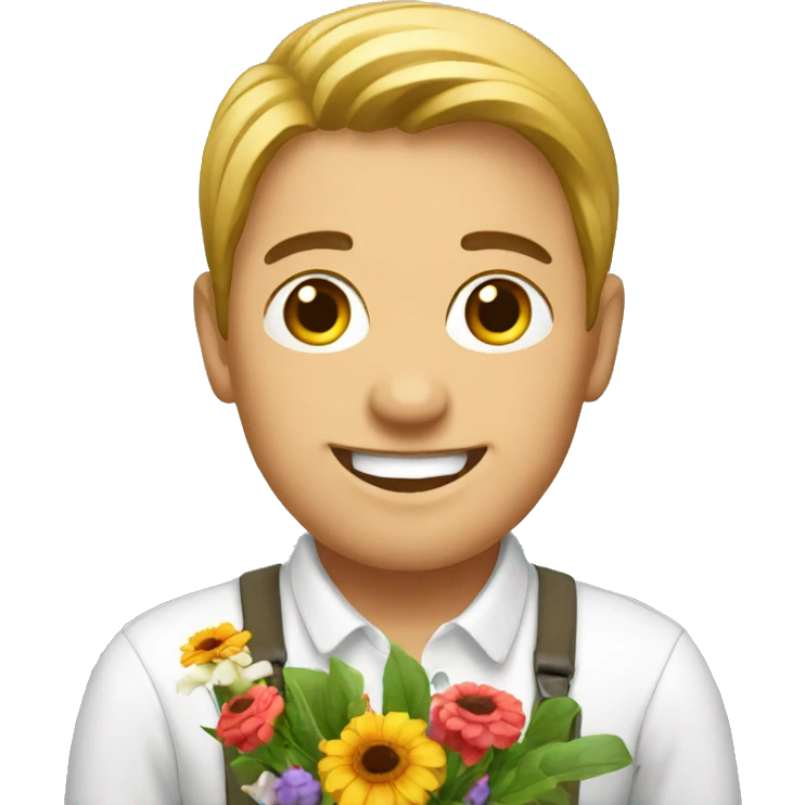 florist with german background emoji