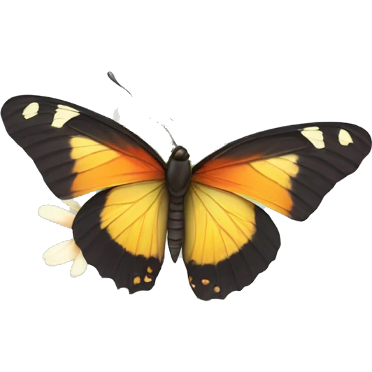 butterfly on flower emoji
