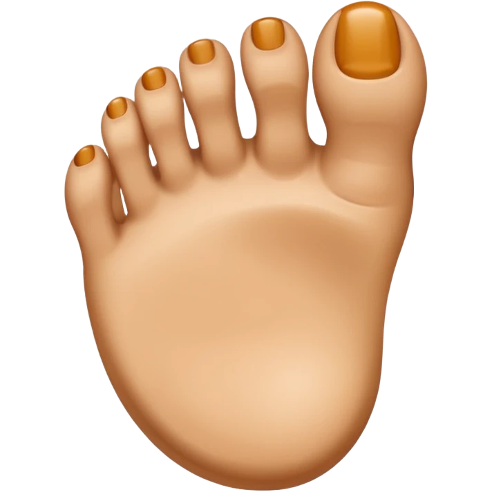 Like with a toe emoji