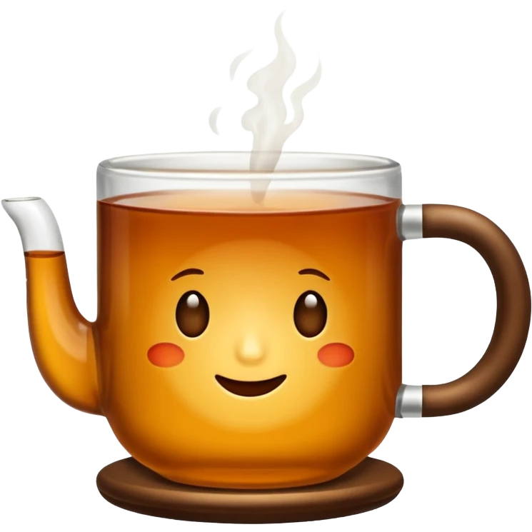 steaming mug of tea emoji