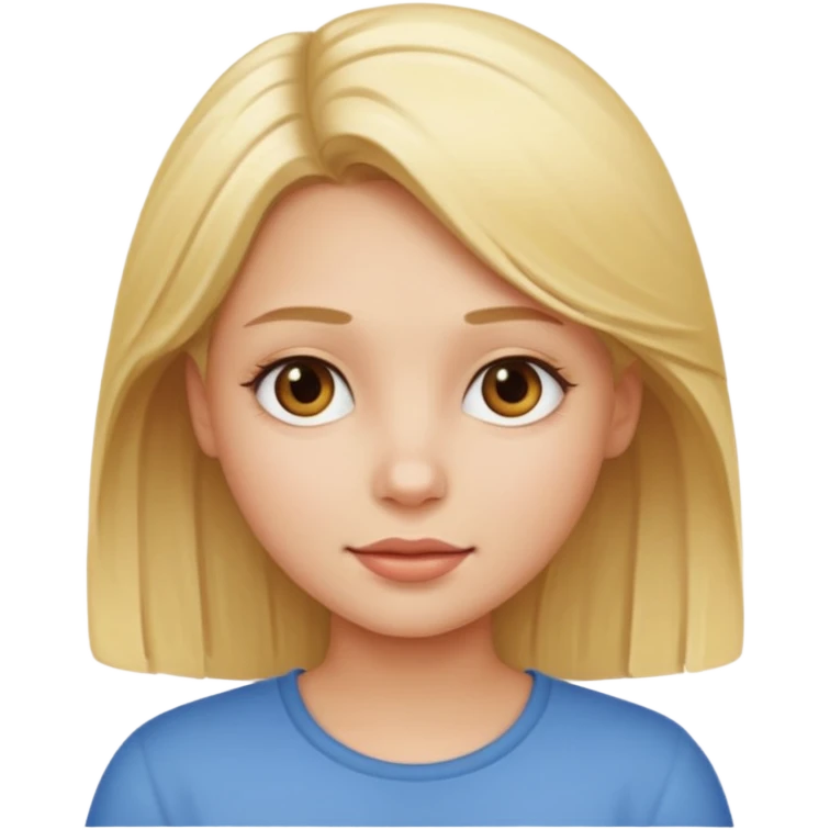 Blondy girl emoji