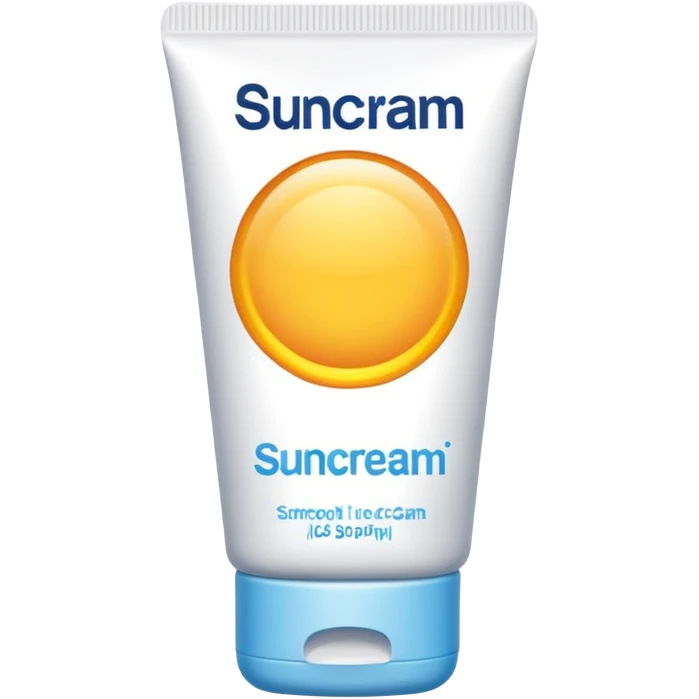 Suncream emoji