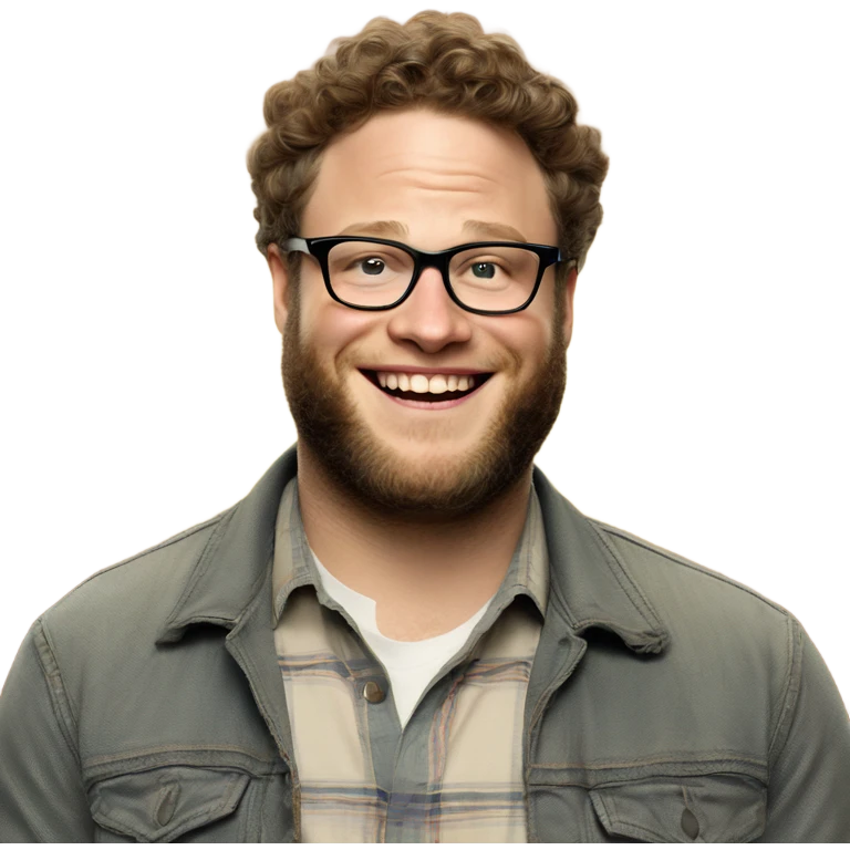 seth rogen smiling emoji
