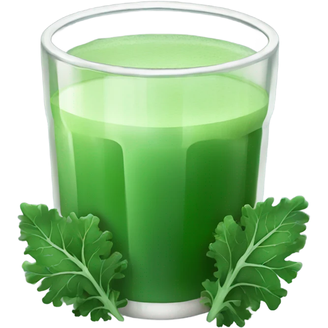 kale juice emoji