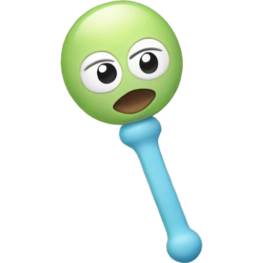 Newborn rattle emoji