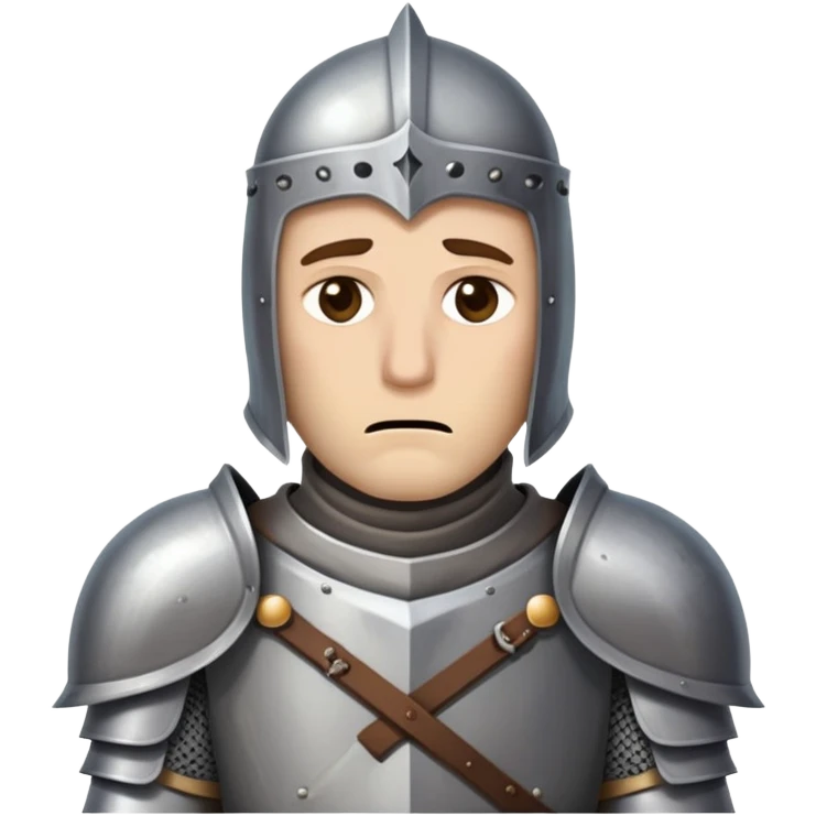 sad knight, that slowly dying emoji