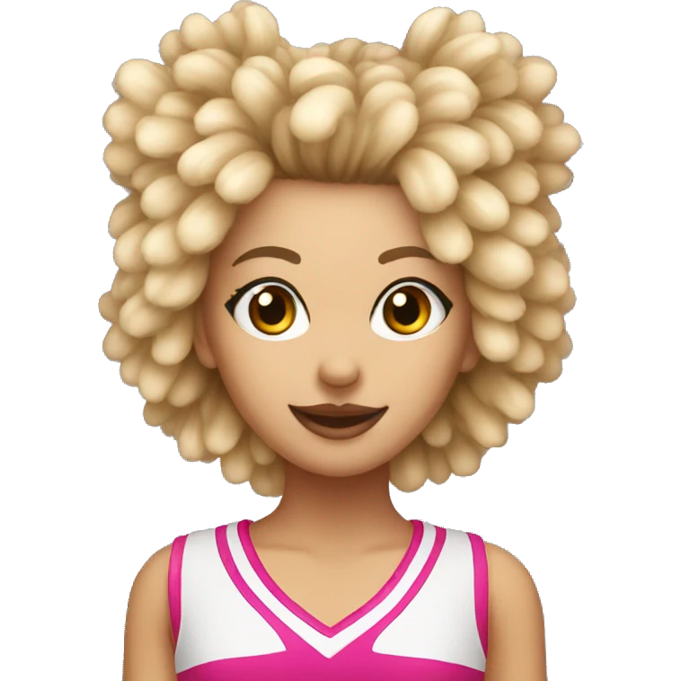 pom pom girl emoji