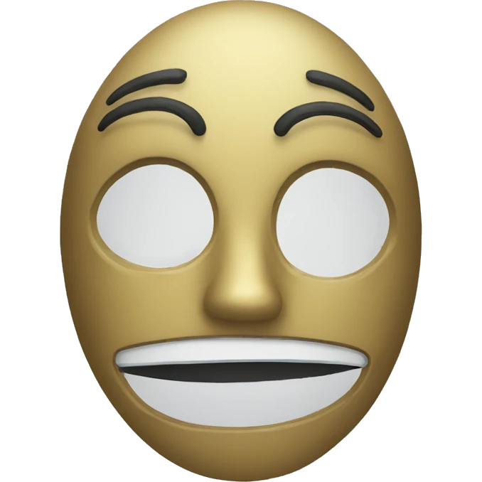 sad and happy mask emoji