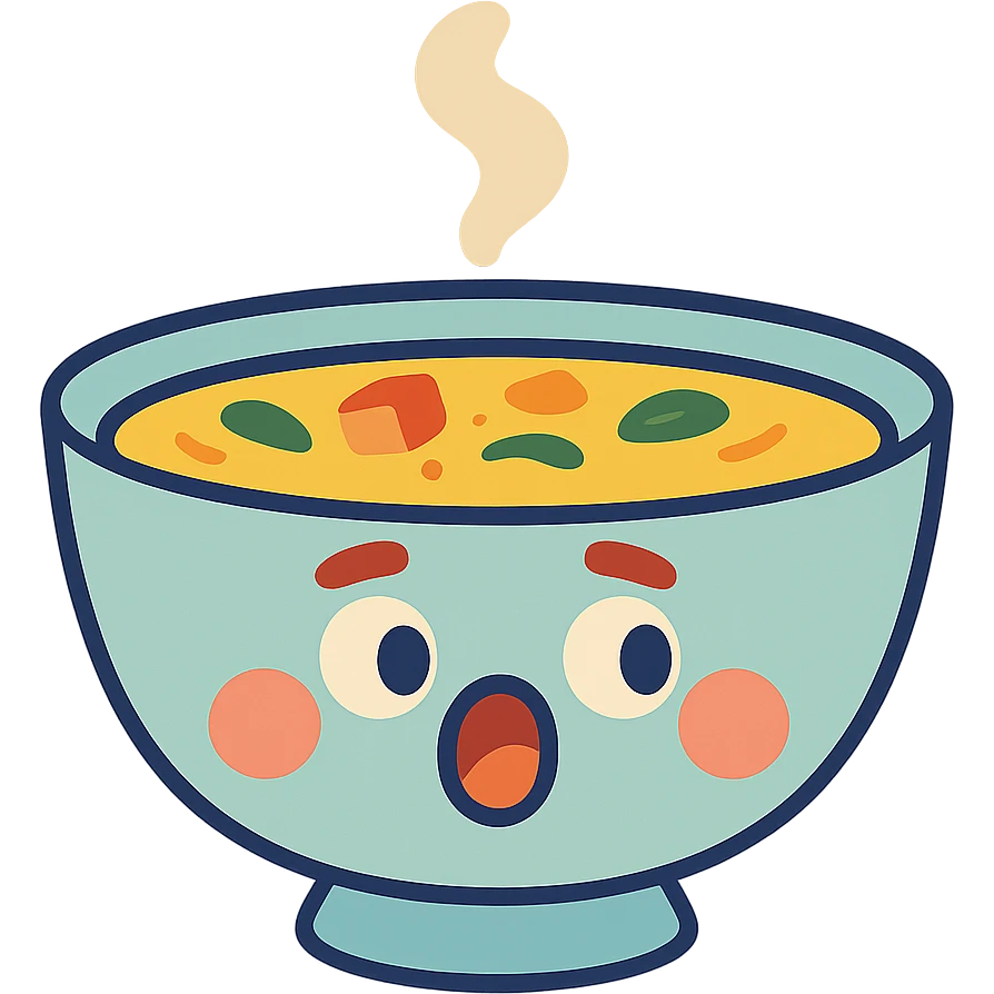 mini soup bowl emoji