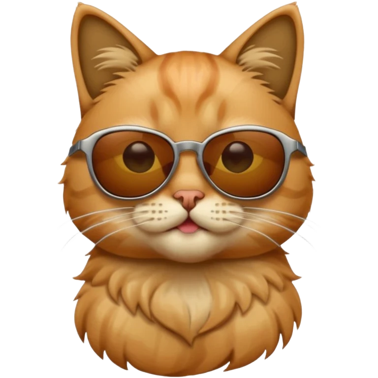 Cat wearing sunglasses emoji