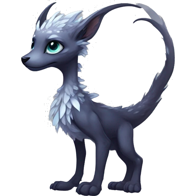  Cute Edgy Realistic Rare Fantasy eldritch ethereal Slim Vernid-Trico-Melprin-species by LiLaiRa, by Falvie, full body emoji
