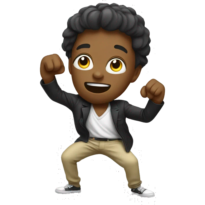 Tonton H qui fait un dab emoji