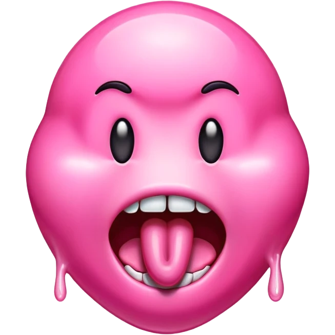 mouth with tongue  emoji