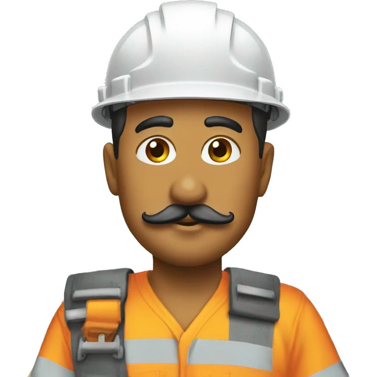 construction crane mustache emoji
