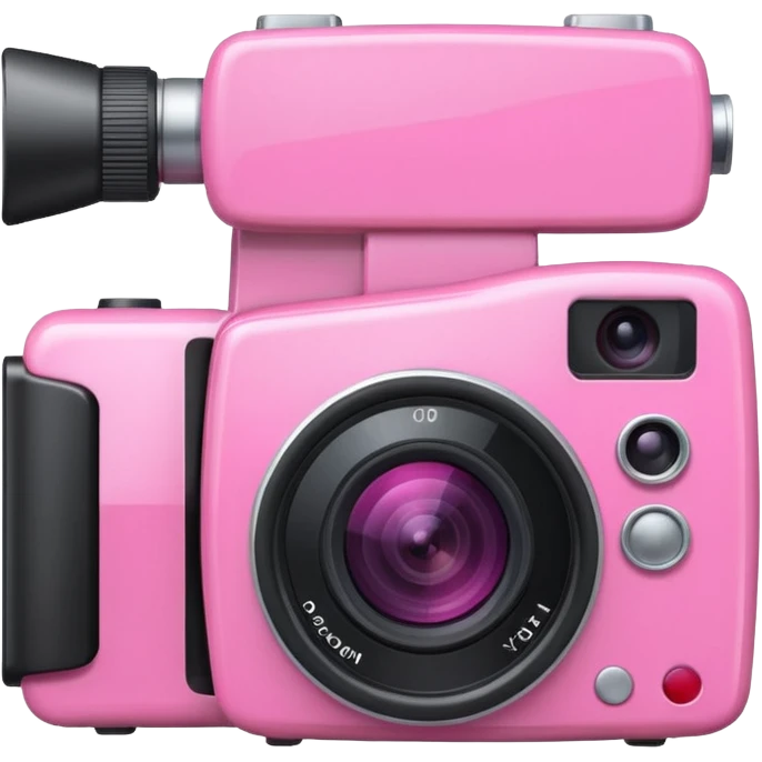 pink video camera emoji