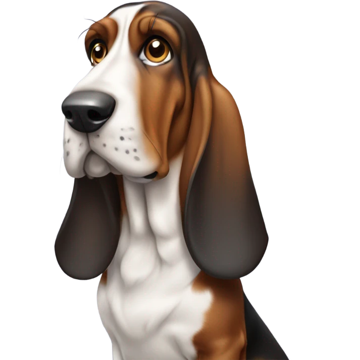 Basset hound dog emoji