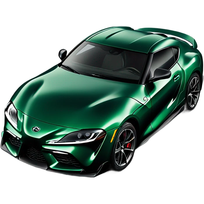 Toyota Supra new dark green emoji