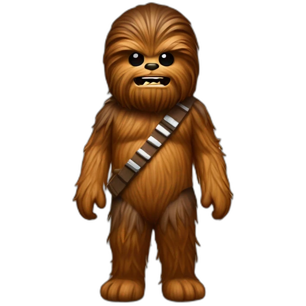 Chewbacca body emoji
