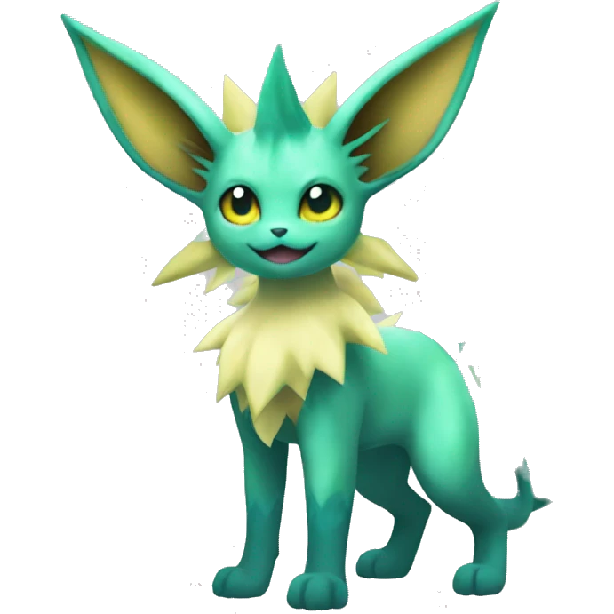 Vaporeon-Leafeon full body emoji