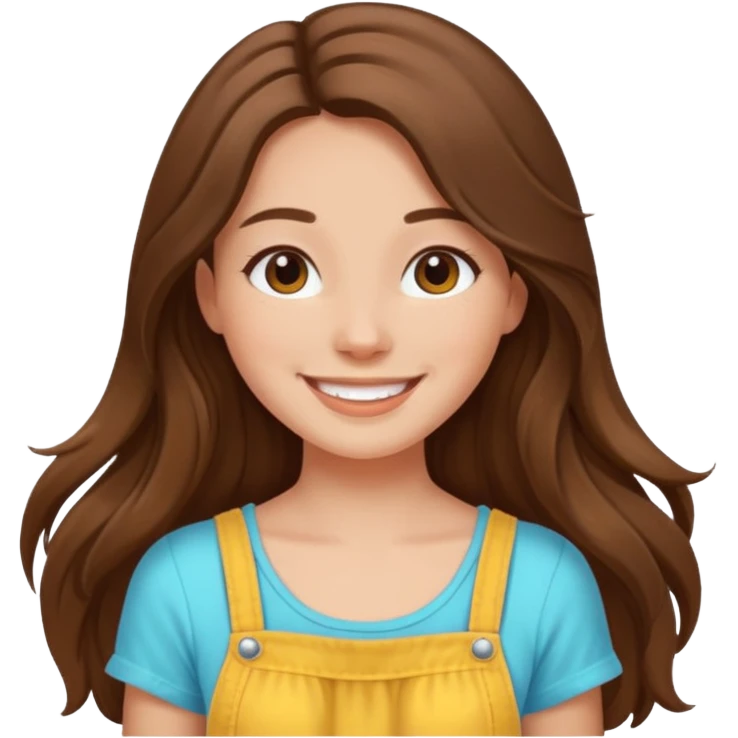 summer vibes girl brun hair long hair emoji