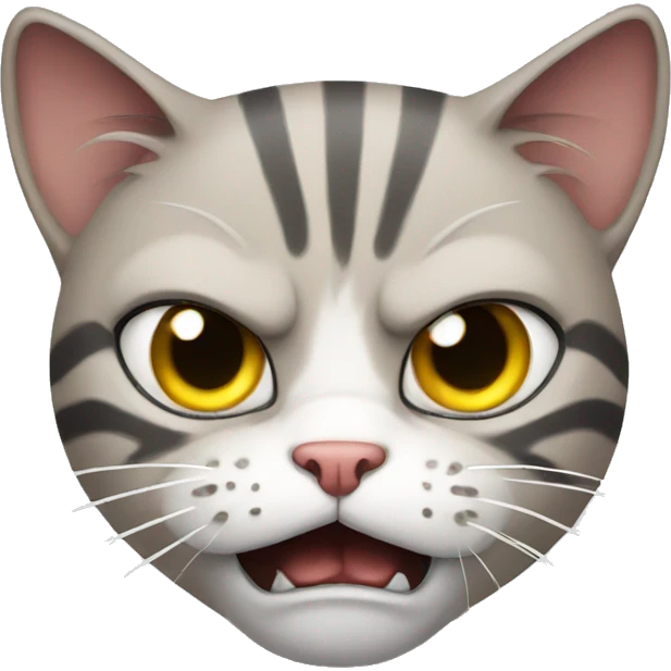 Cat is angry  emoji