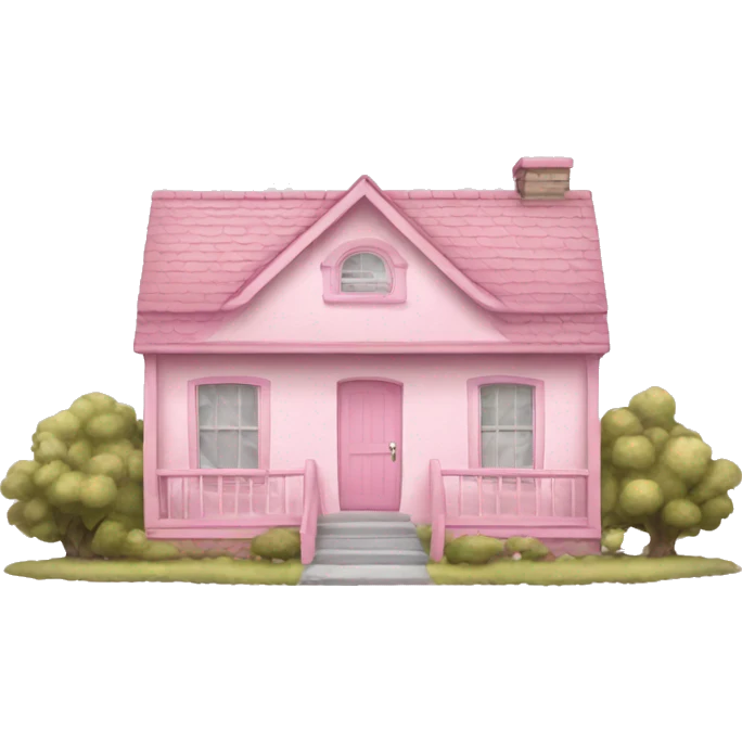 baby pink house  emoji