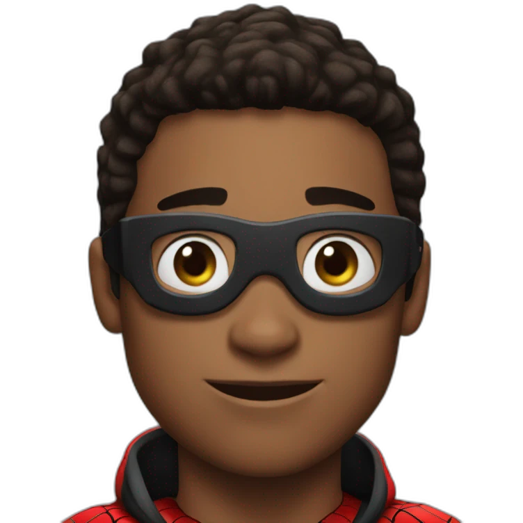 Spiderman miles morales emoji