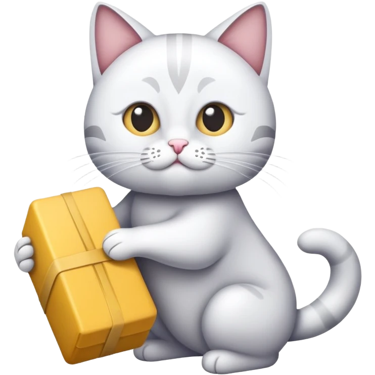 Eine Katze mit einer Windel  emoji