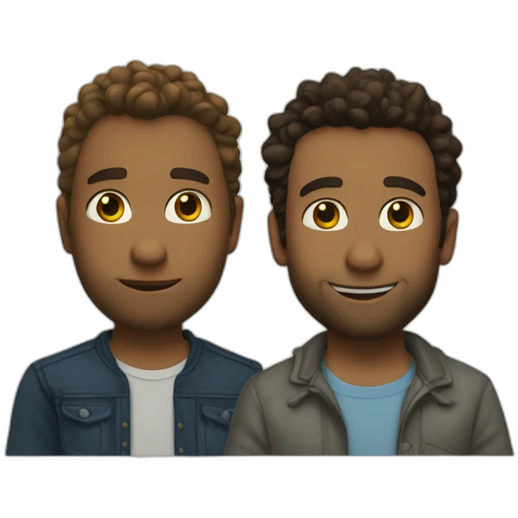 shawn spencer and burton guster emoji