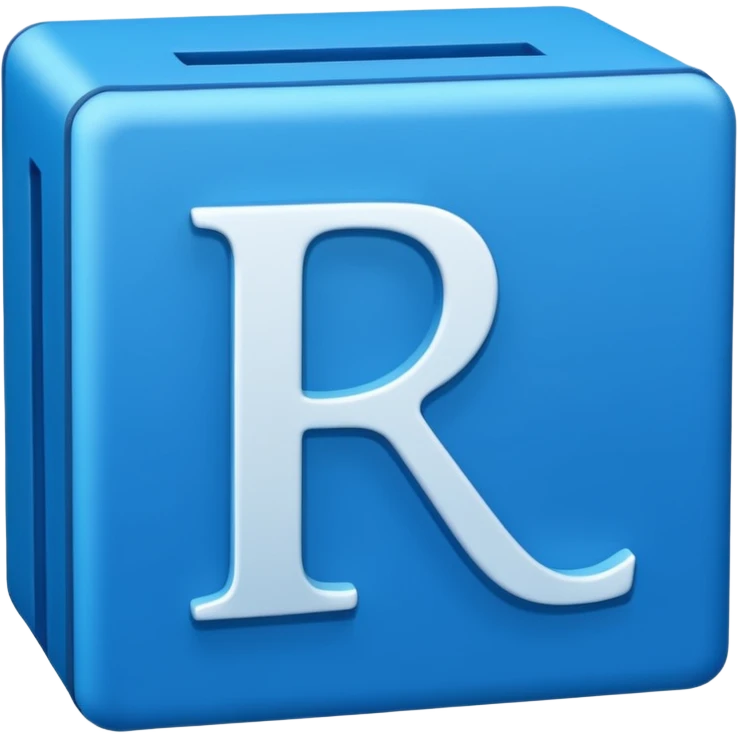 The letters LR in a blue box 2D emoji