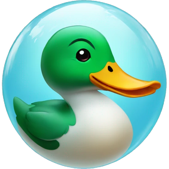 Duck Globe emoji