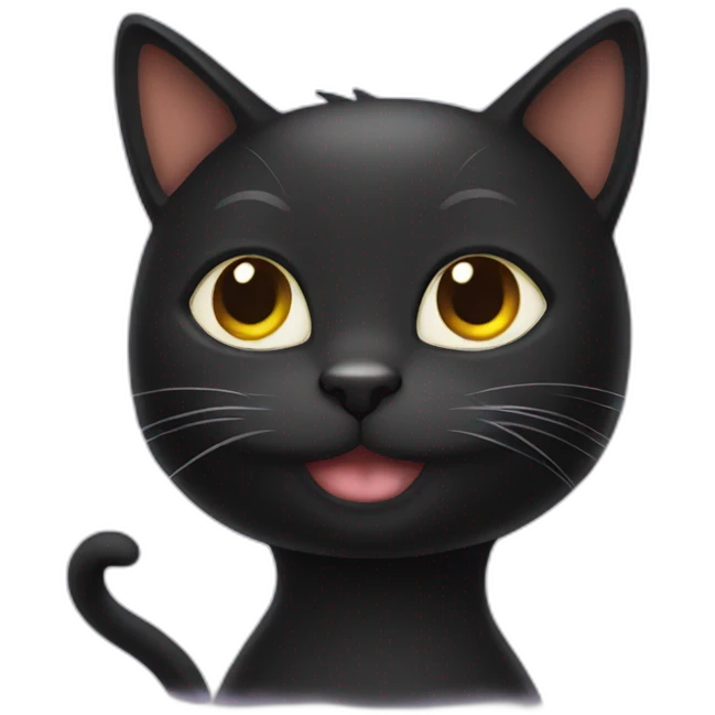 black cat emoji