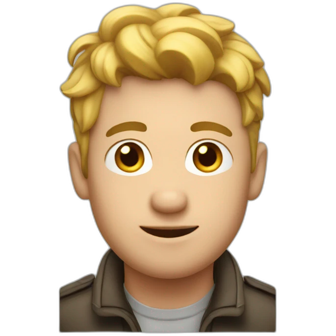 Homme sur cochon emoji