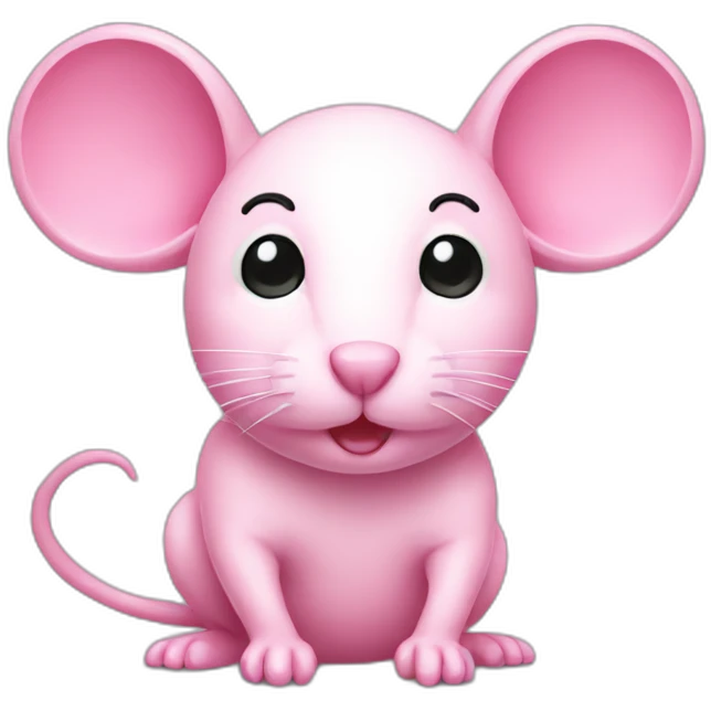 pink mouse emoji