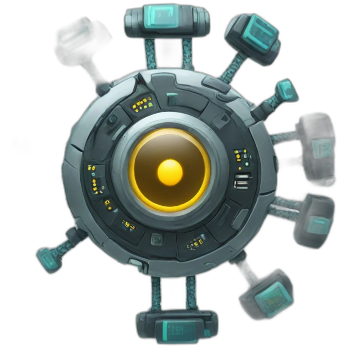futuristic Encrypted Communication Device emoji