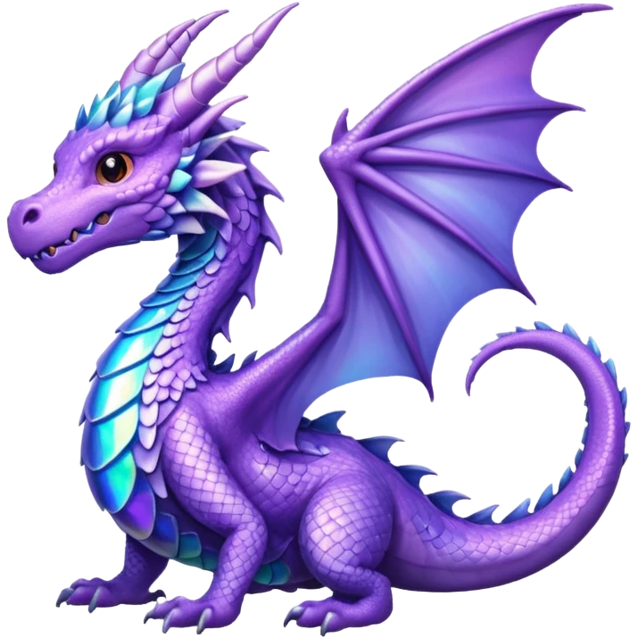 lavender dragon emoji