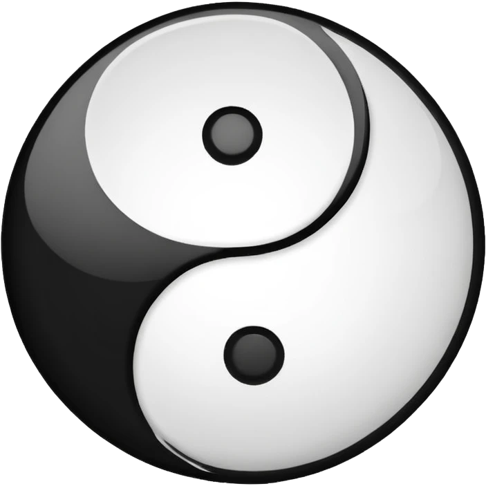 Yin yang emoji emoji