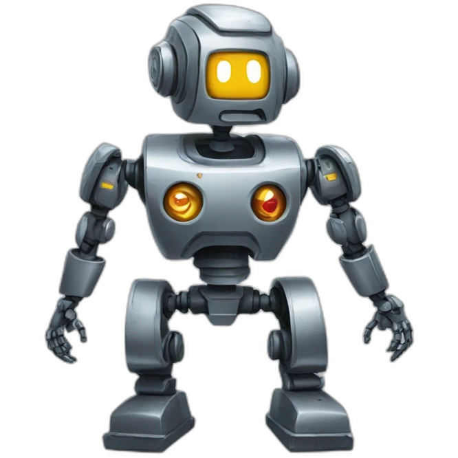 robot on fite emoji