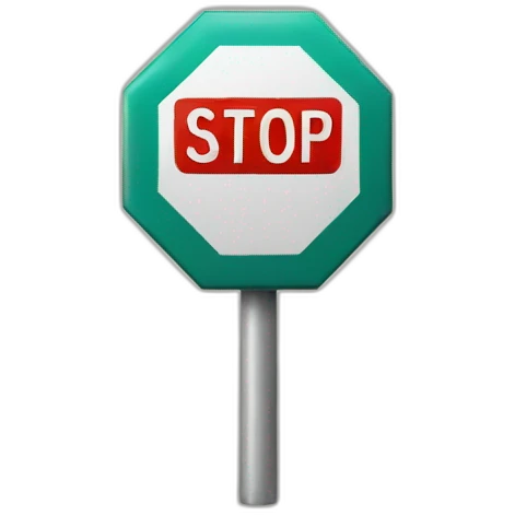 Stop sign emoji
