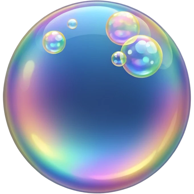 soap bubbles flowing emoji