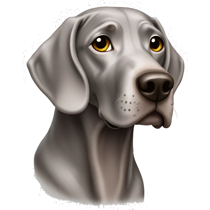 Weimaraner dog emoji