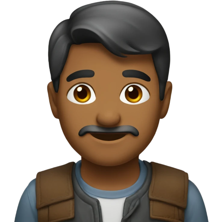 Moño marrón emoji