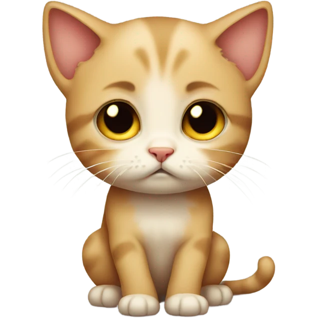 sad kitten emoji