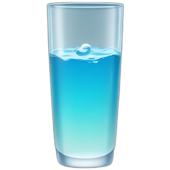 Un verre d'eau emoji