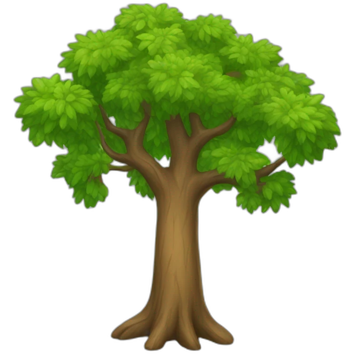 Arbre panneau emoji