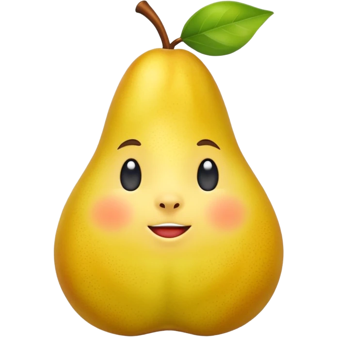 yellow pear emoji