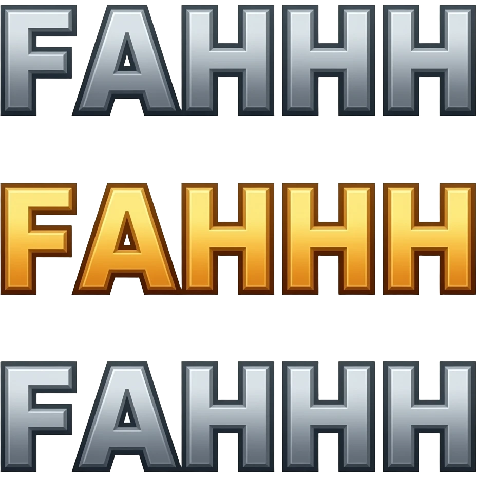 Generate 15 stylish Unicode text versions of "FAHHH" in a hype gaming style.  Text only, copy-pasteable, no images or graphics. emoji