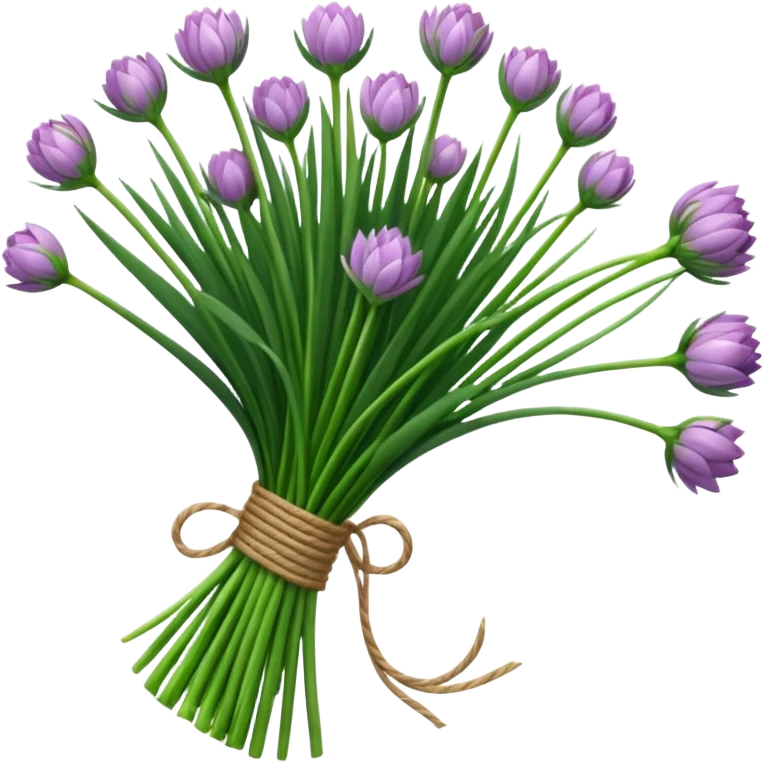 chives herb bouquet emoji